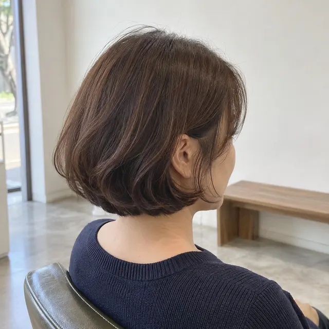 온천장 온천장 생활권에서 비교할 수 있는 짧은 단발 C컬과 S컬 펌